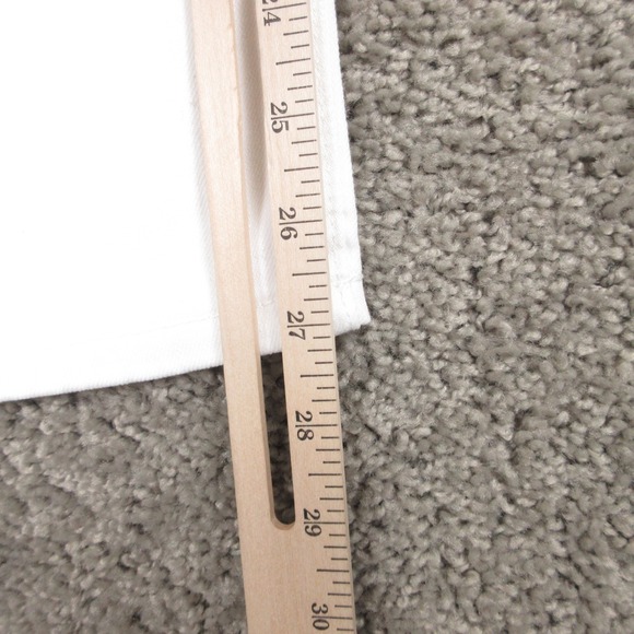 Bonobos Jeans Mens 33x28 White Tailored Fit Tapered Zip Fly Light Denim Pants - Picture 4 of 11